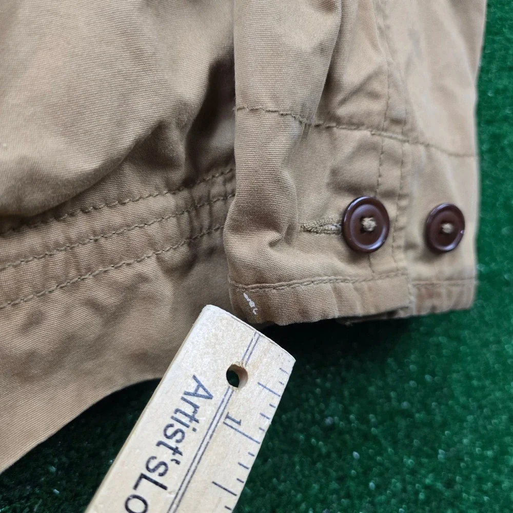 American Eagle Jacket Mens Medium Barn Coat Full Zip Utility Corduroy Collar Y2K